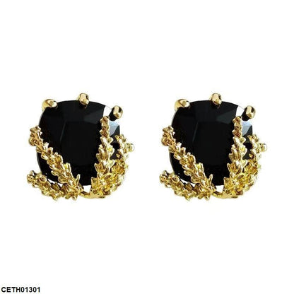 CETH01301 YHC Square Stone Tops Pair - CETH