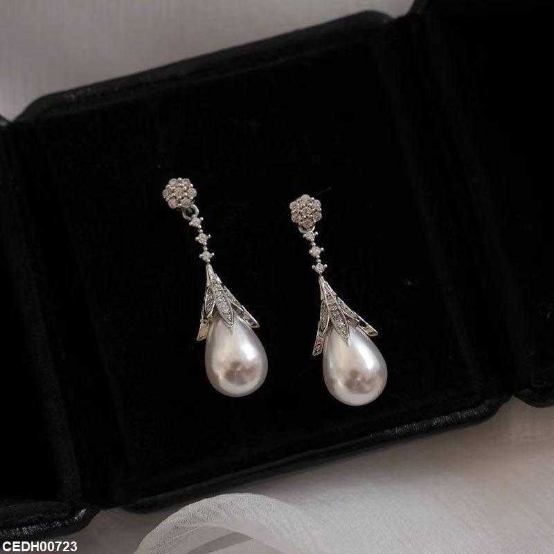 CEDH00723 YHC Round Pearl Drop Earrings - CEDH