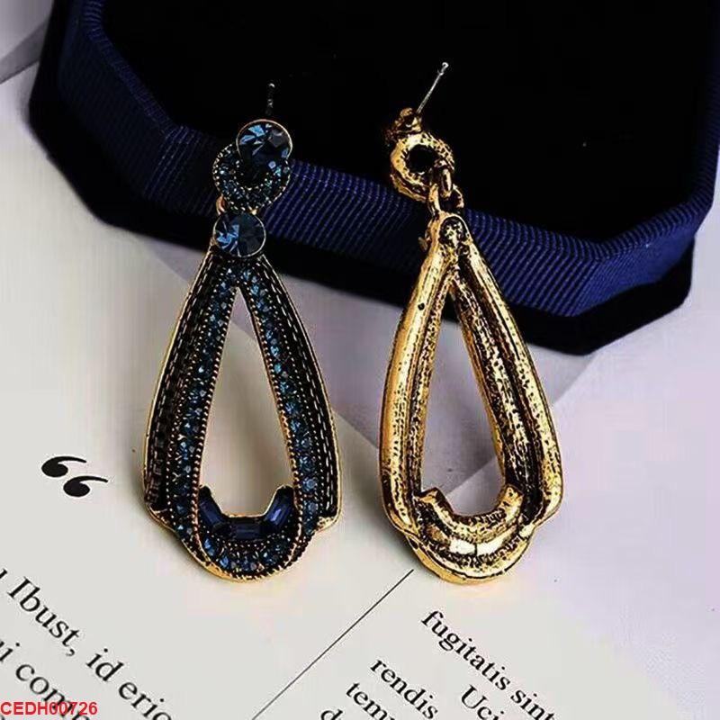 CEDH00726 YHC Round Tear Drop Earrings - CEDH