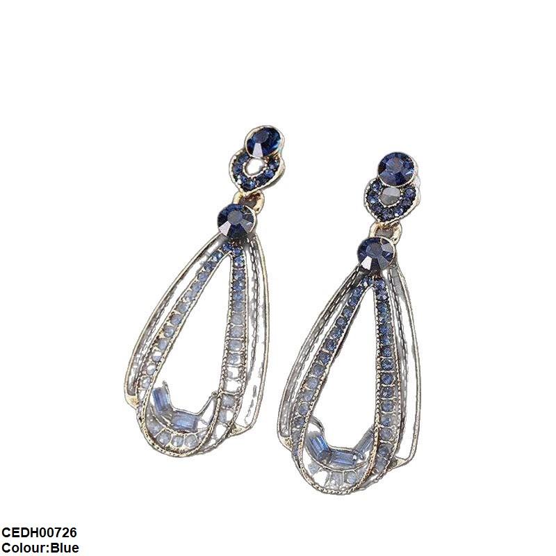 CEDH00726 YHC Round Tear Drop Earrings - CEDH