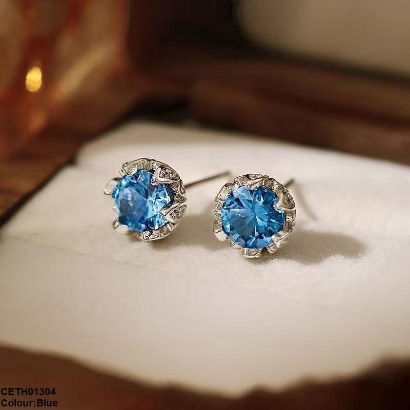 CETH01304 YHC Round Stone Tops Pair - CETH