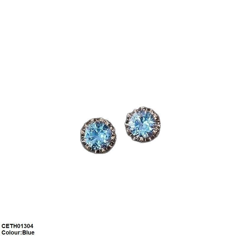 CETH01304 YHC Round Stone Tops Pair - CETH