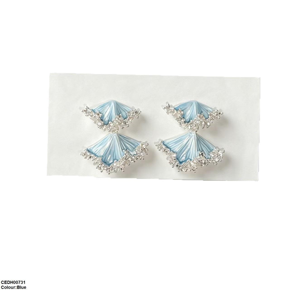 CEDH00731 YHC Double Leaf Drop Earrings - CEDH