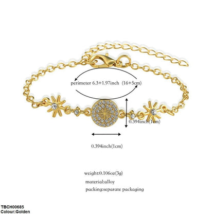 TBCH00685 ZXS Round Star Bracelet Adjustable - TBCH