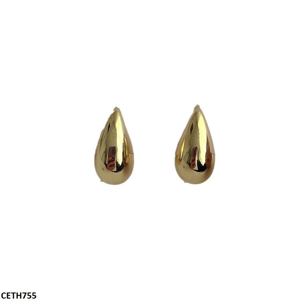 CETH755 SIQ Plain Gold Tops Pair