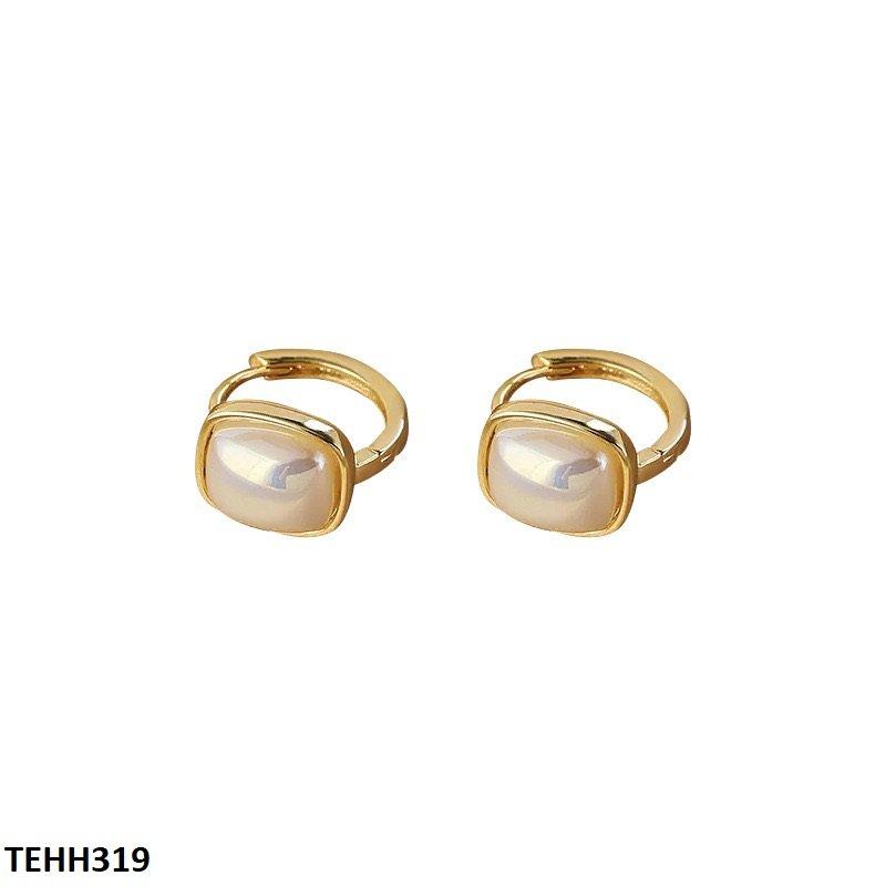 TEHH319 YQG Pearl Hoops Pair