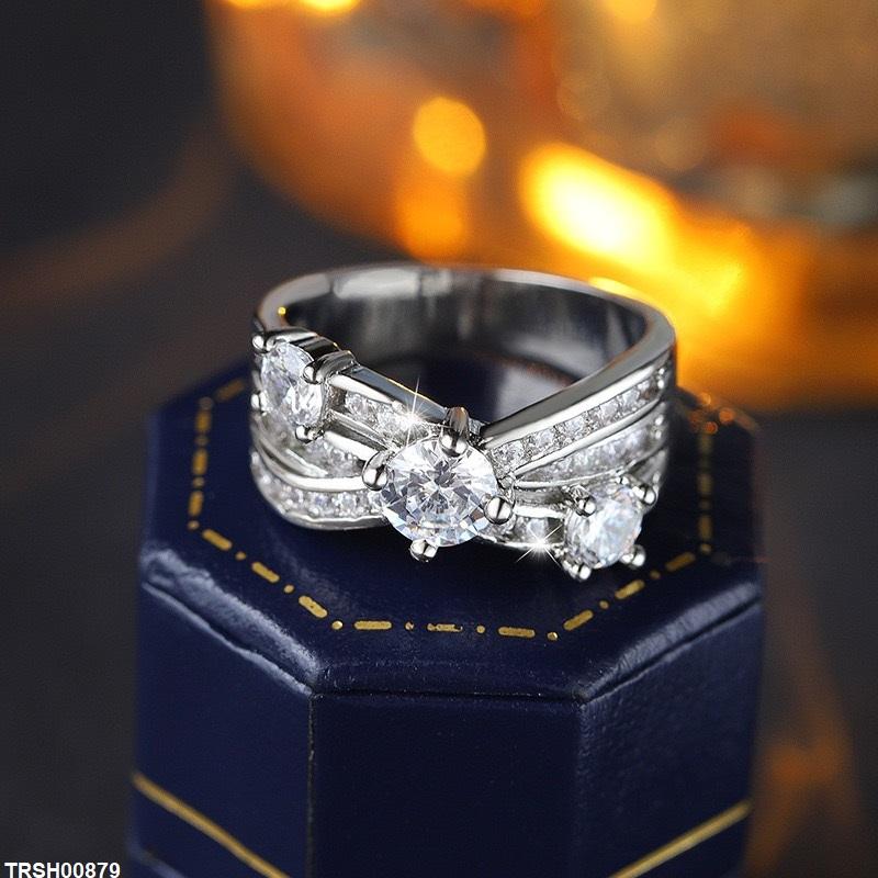 TRSH00879 KYC CrossOver Stone ZIRCON Ring - TRSH