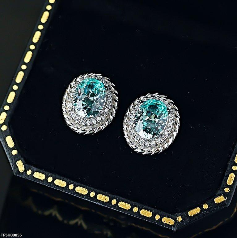 TPSH00855 KRL Oval ZIRCON Stone Pendant Set - TPSH
