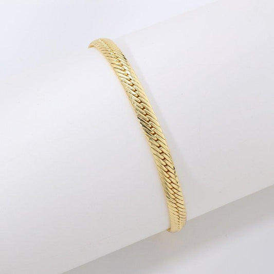 TBCH00666 WKO Wave Link Chain Bracelet - TBCH