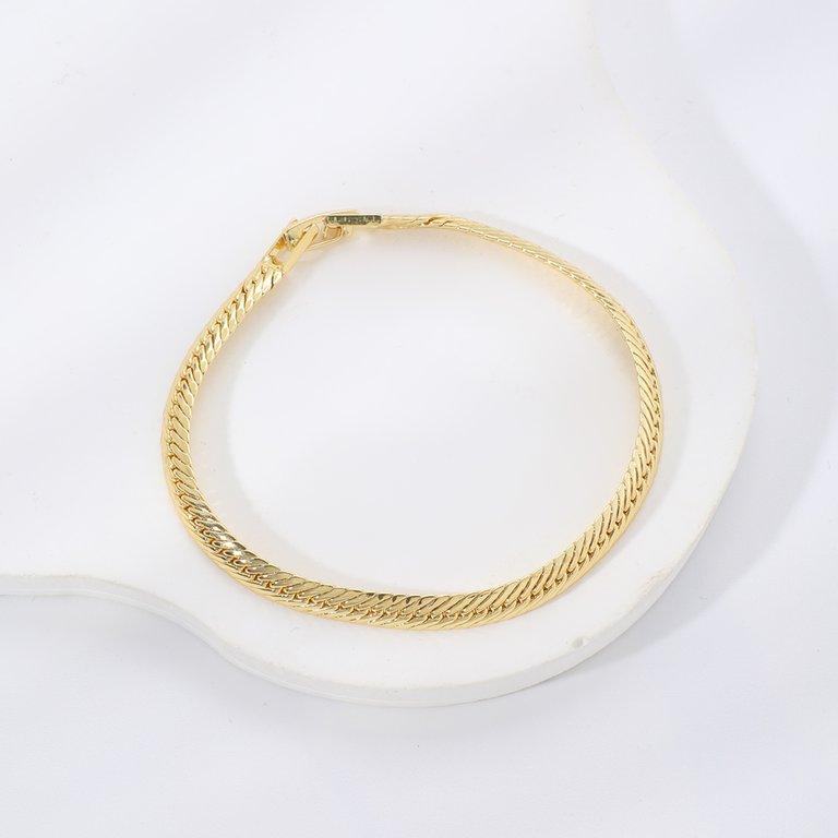 TBCH00666 WKO Wave Link Chain Bracelet - TBCH