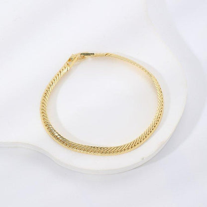 TBCH00666 WKO Wave Link Chain Bracelet - TBCH