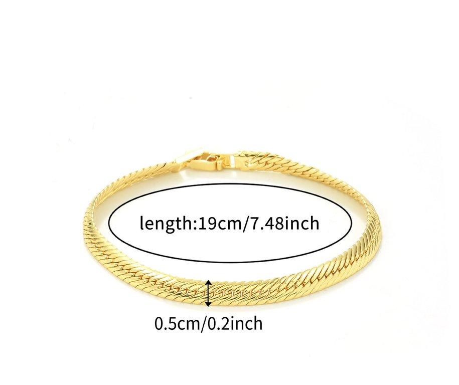 TBCH00666 WKO Wave Link Chain Bracelet - TBCH