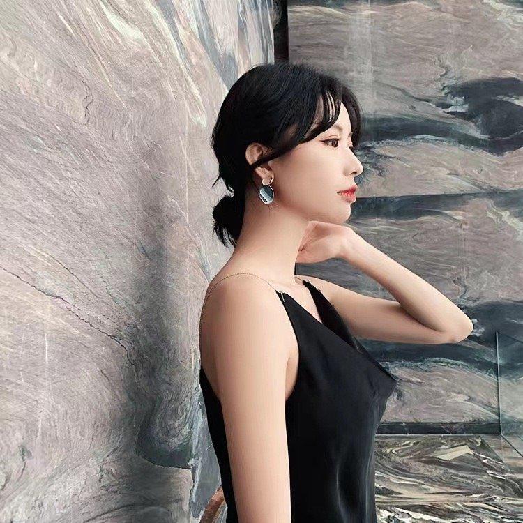 CEDH00603 BTO Oval Trendy Earring - CEDH