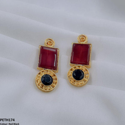 PETH174 FRN Square Ear Tops