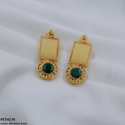 PETH174 FRN Square Ear Tops