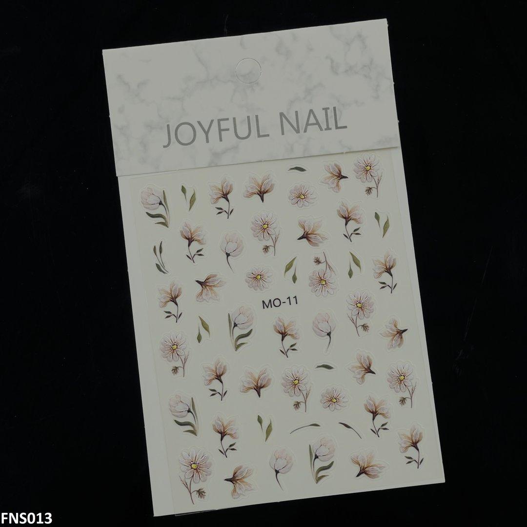 FNS013 PNA Flower/Leaf Nail Sticker