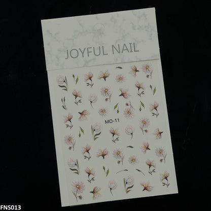FNS013 PNA Flower/Leaf Nail Sticker