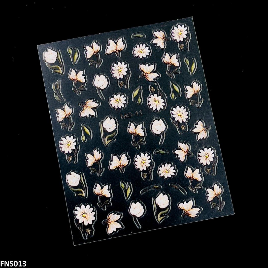 FNS013 PNA Flower/Leaf Nail Sticker