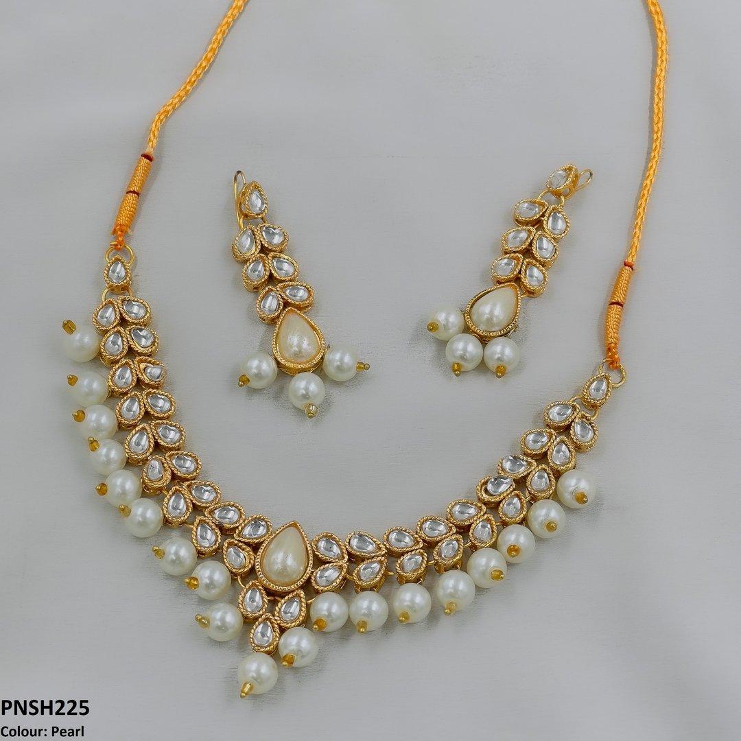 PNSH225 FRN Pear Necklace Set