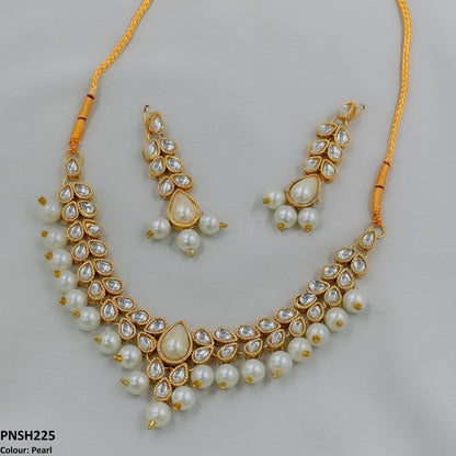 PNSH225 FRN Pear Necklace Set