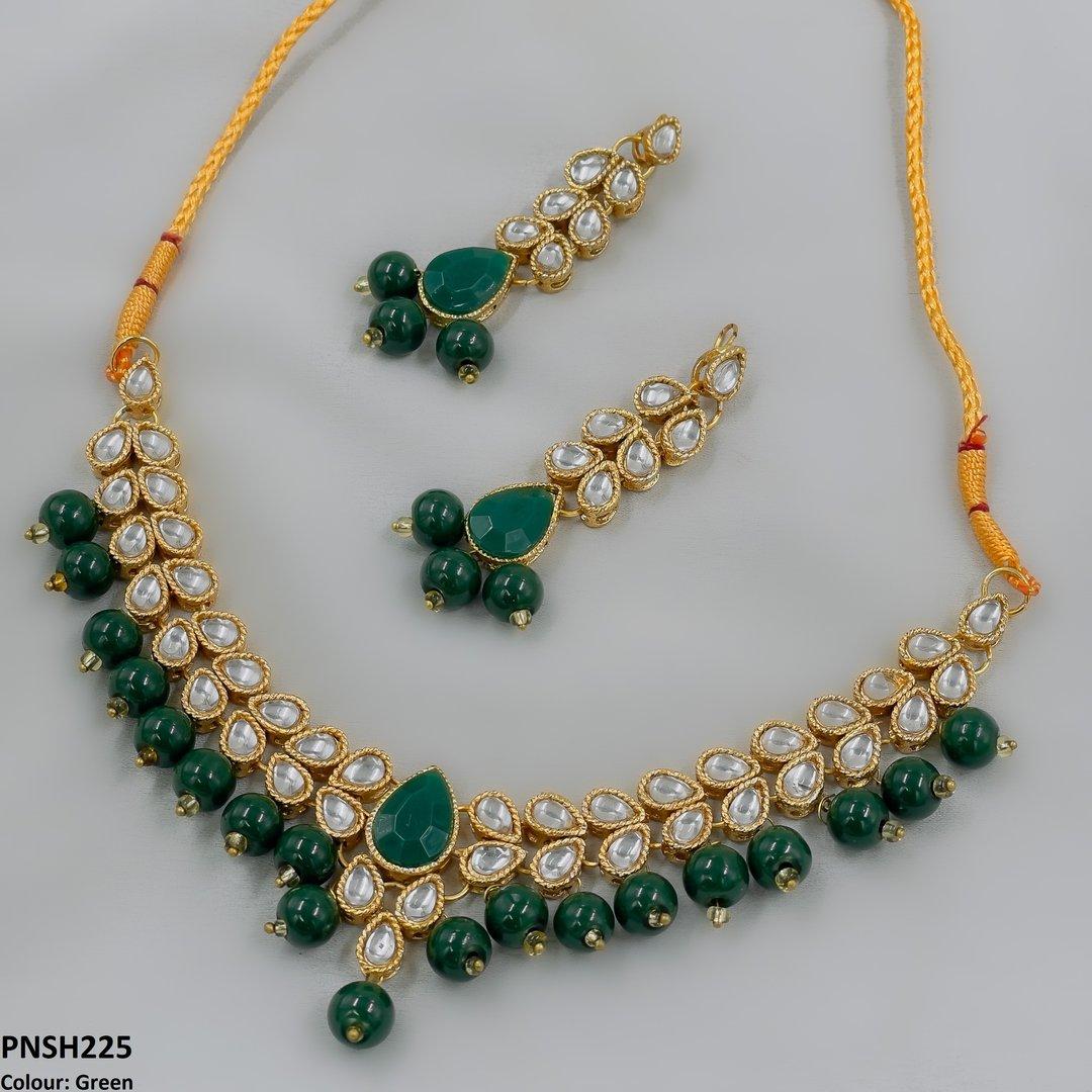 PNSH225 FRN Pear Necklace Set