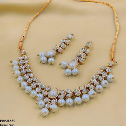 PNSH225 FRN Pear Necklace Set