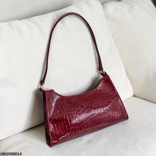 HBGP00014 Crocodile Pattern Armpit Hand Bag - HBGP