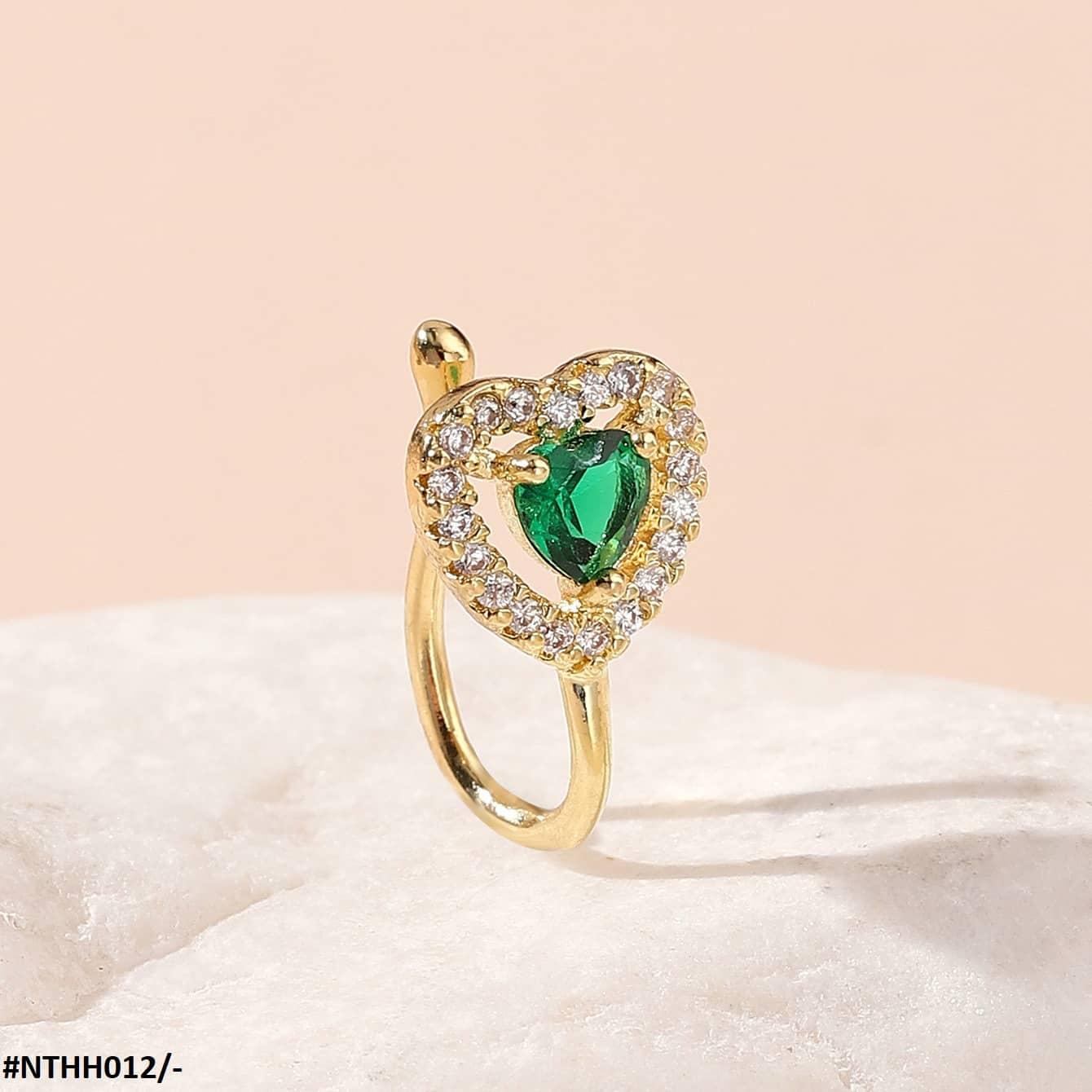 NTHH012 LMS Heart Nose Ring