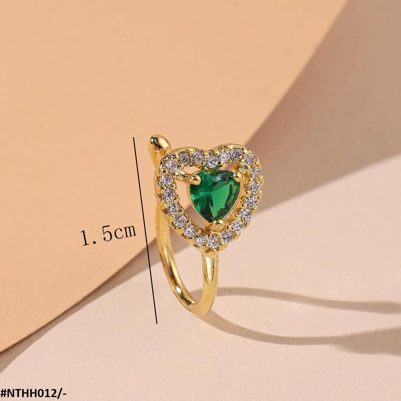 NTHH012 LMS Heart Nose Ring