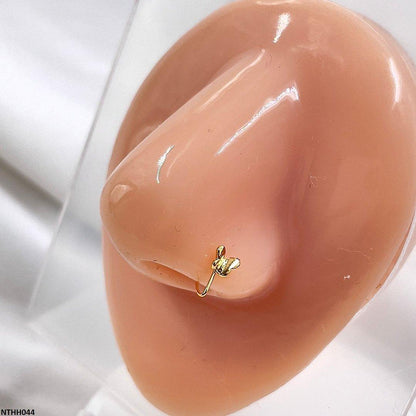 NTHH044 XYL Butterfly Nose Pin