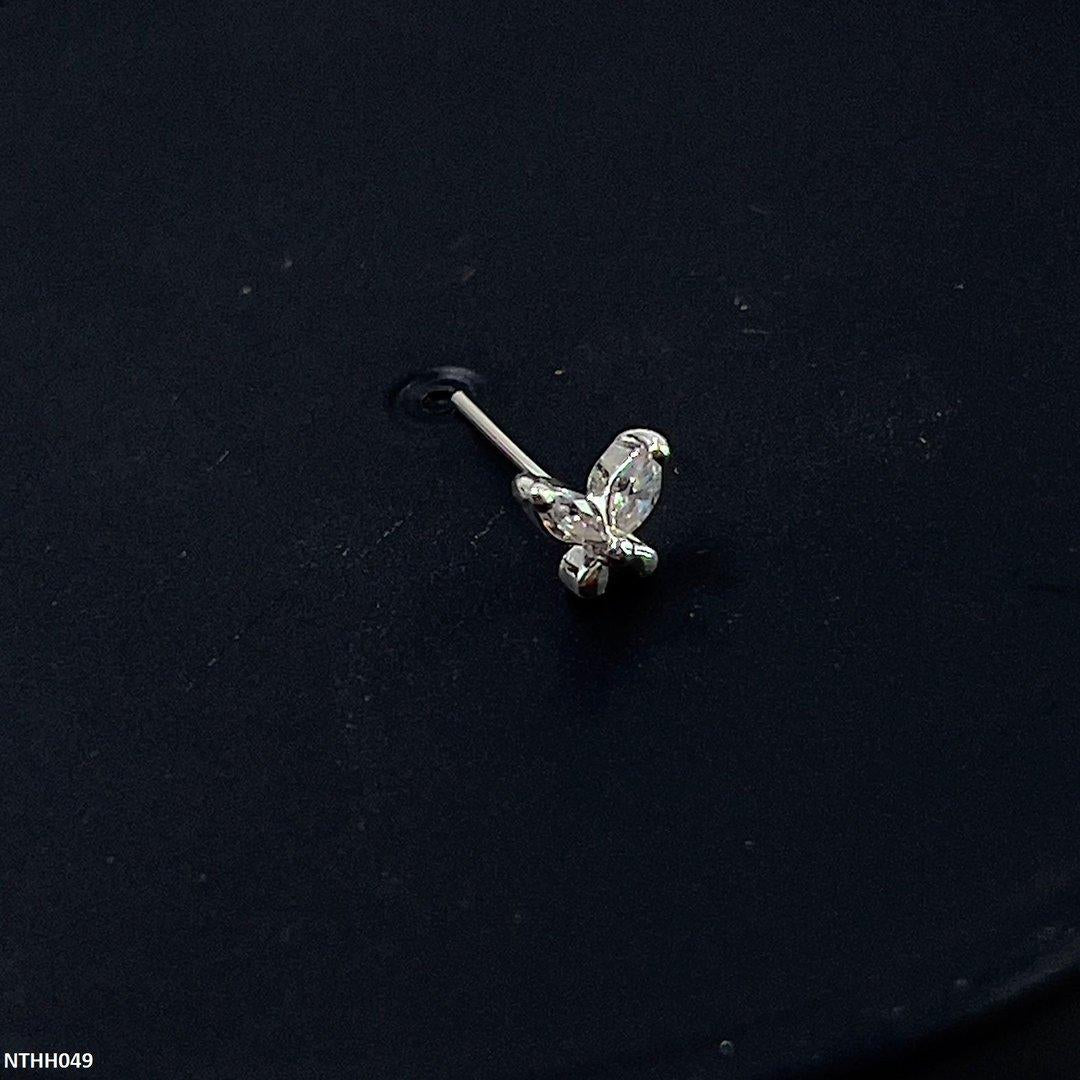 NTHH049 XYL Butterfly Nose Pin