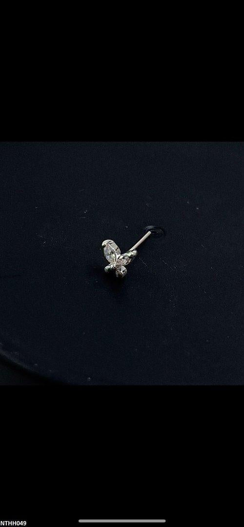 NTHH049 XYL Butterfly Nose Pin