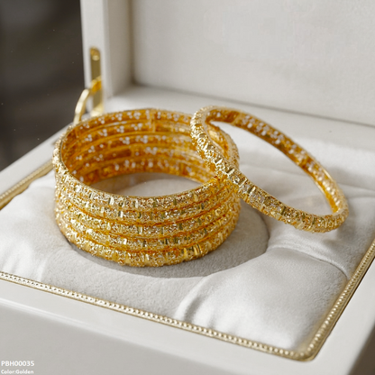 PBH00035 AZM  Cut Shimmer Bangles - PBH