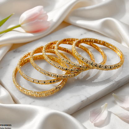 PBH00035 AZM  Cut Shimmer Bangles - PBH