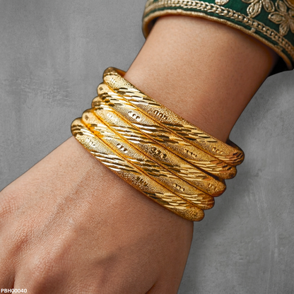 PBH00040 FRN Twist Cut Bangles - PBR