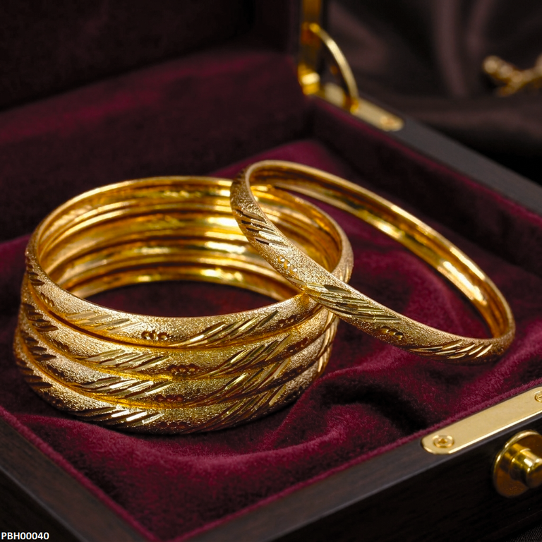 PBH00040 FRN Twist Cut Bangles - PBR