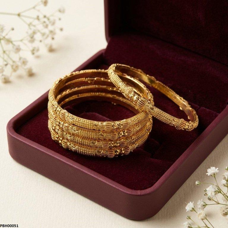 PBH00051 MZM Texture Bangles Set - PBH