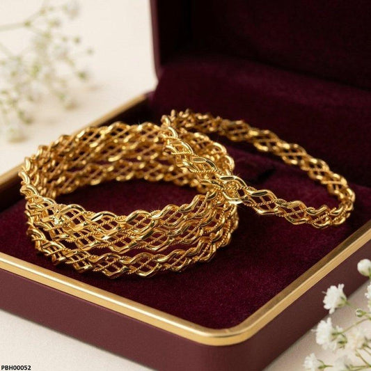 PBH00052 MZM Crub Link Bangles Set - PBH