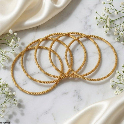 PBH00053 MZM Round Bangles 5 Pcs Set - PBH