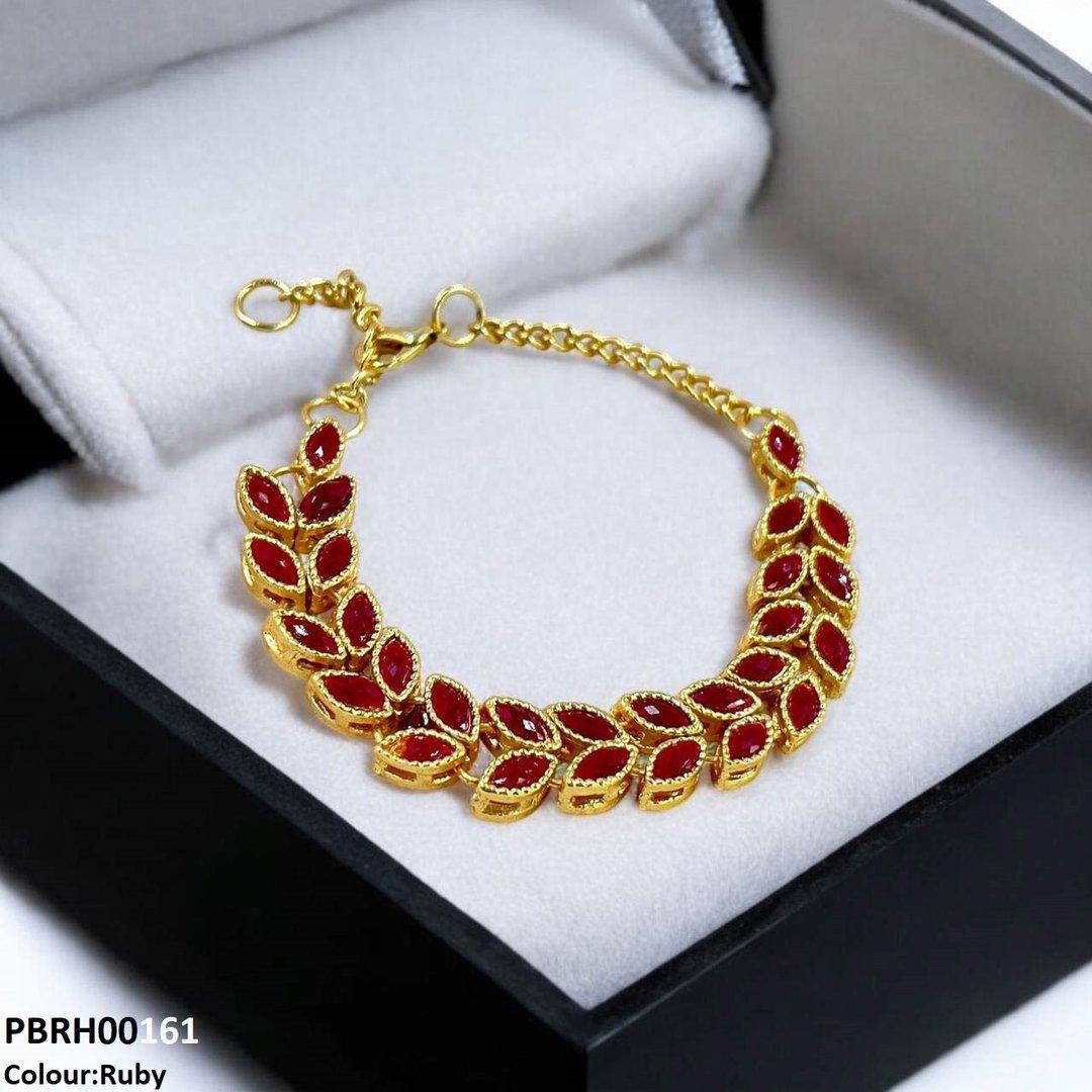 PBRH00161 FRN Double Marquise Bracelet - PBRH