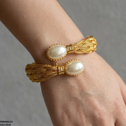 PBRH00224 MZM Oval Stone Bracelets -PBRH