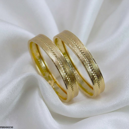 PBRH00230 FRN Round Plane Bangles Set - PBRH
