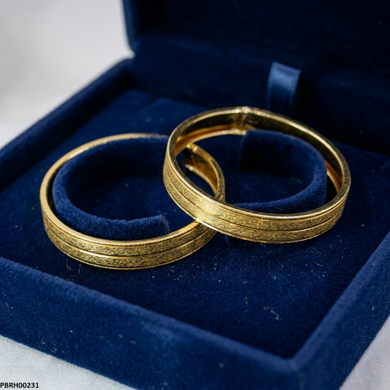 PBRH00231 FRN Textured Bangles Set - PBRH
