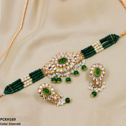 PCKH169 SDQ Pear Golla Choker Set
