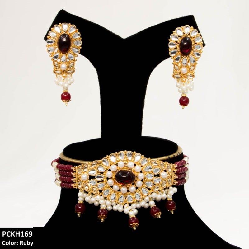 PCKH169 SDQ Pear Golla Choker Set