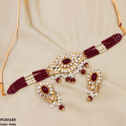 PCKH169 SDQ Pear Golla Choker Set