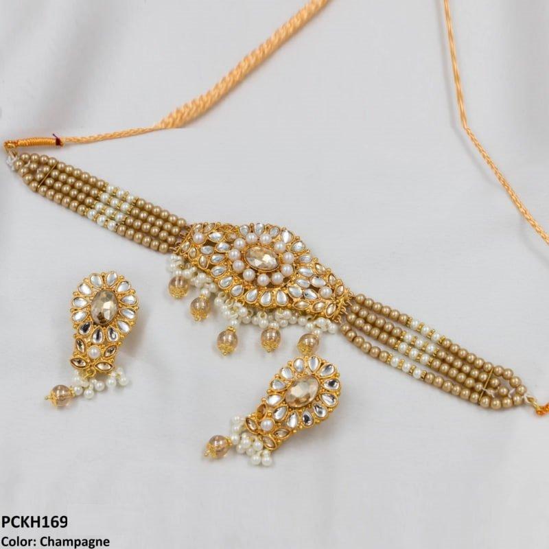 PCKH169 SDQ Pear Golla Choker Set