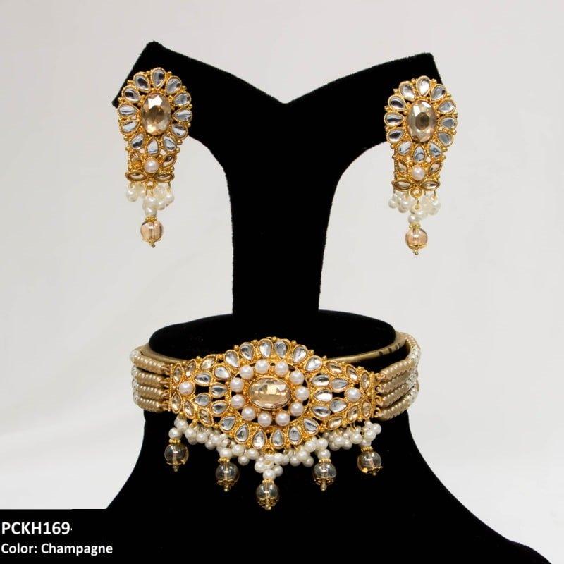 PCKH169 SDQ Pear Golla Choker Set