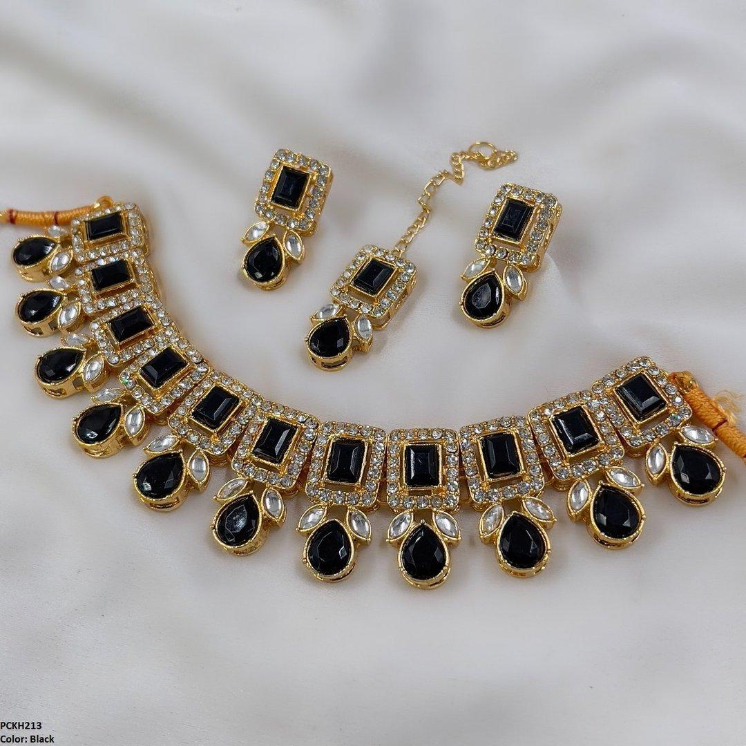 PCKH213 SDQ Pear Rectangle Choker Set