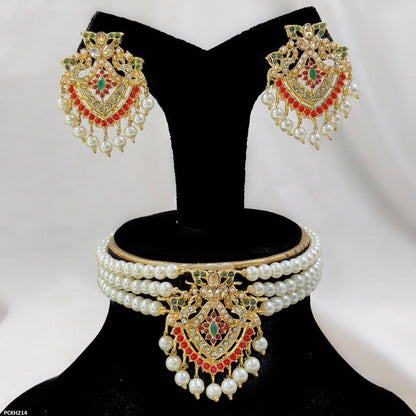 PCKH214 MZM Marquise/Oval Choker Set